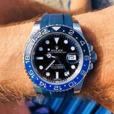 blue rolex rubber strap|Rolex rubber strap replacement.